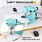 Mini Sewing Machine with Extension Table, Dual Speed Portable Sewing Machine for Beginners with Light, Sewing Kit for Household Use, Blue